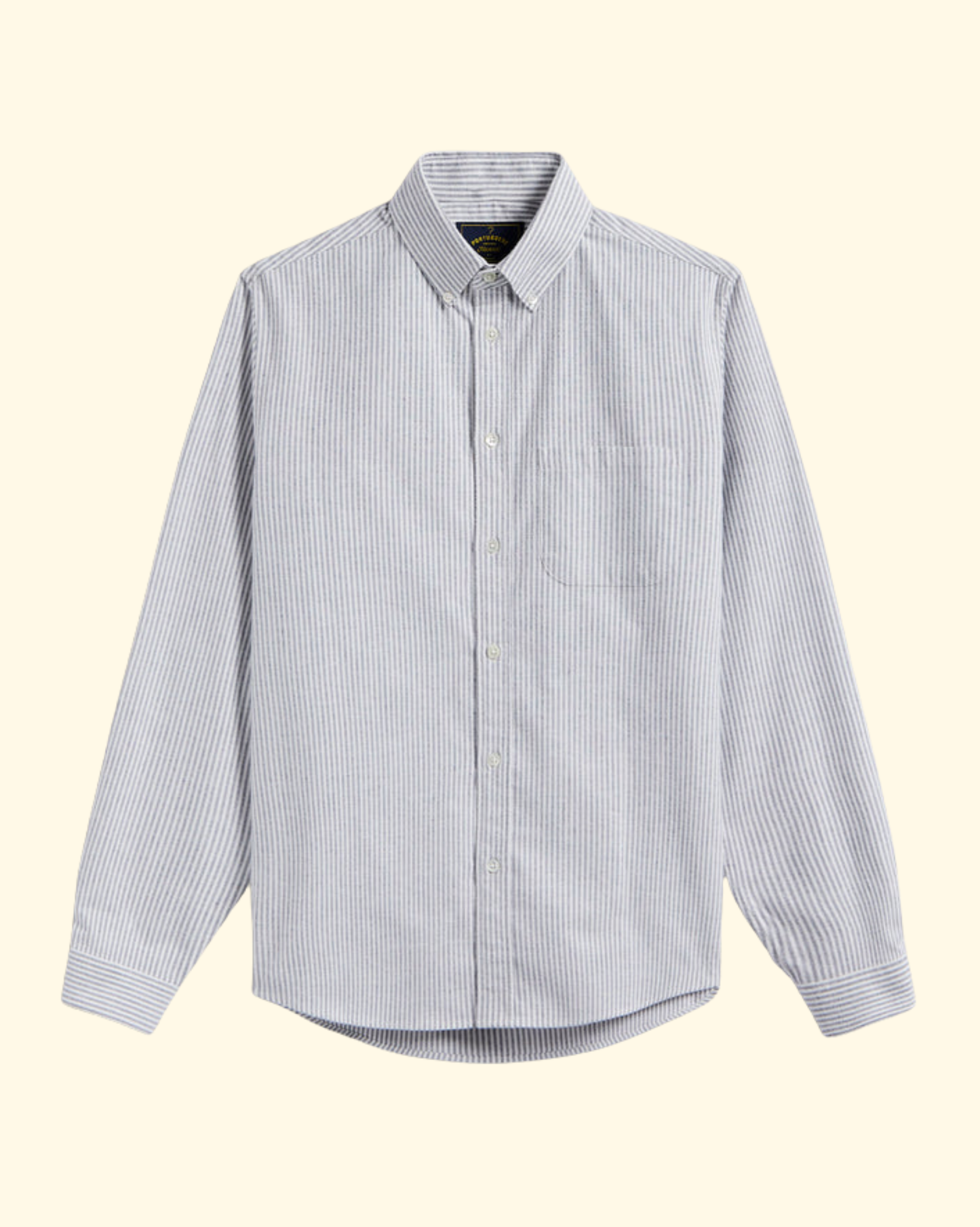 Brushed Oxford Stripe | Blue