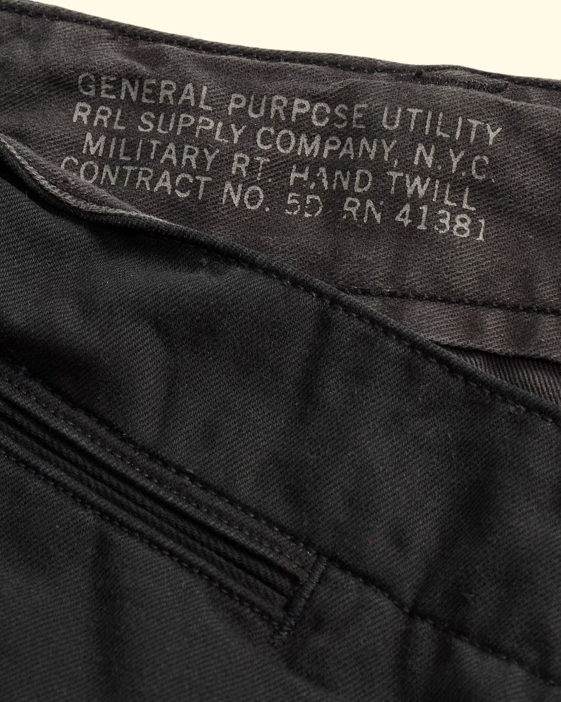 Officer's Chino | Black