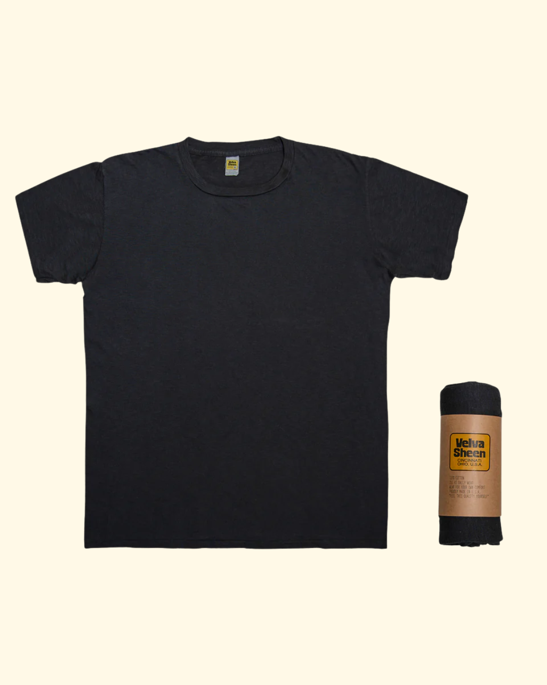 Rolled Tee | Black