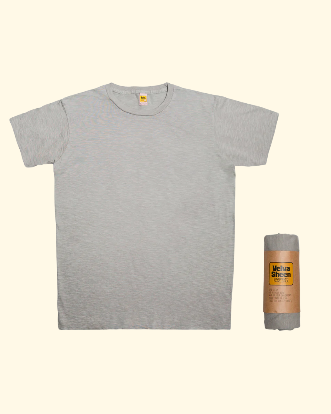 Rolled Tee | Grey