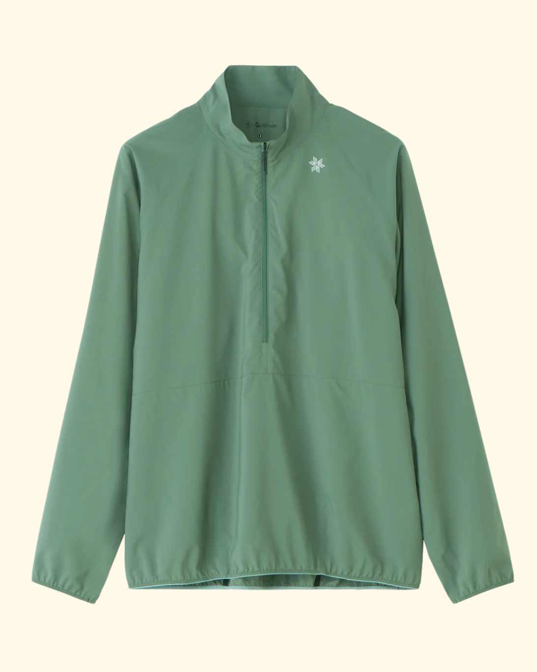 Floating Wind Shell Half Zip Pullover | Marinwood Green
