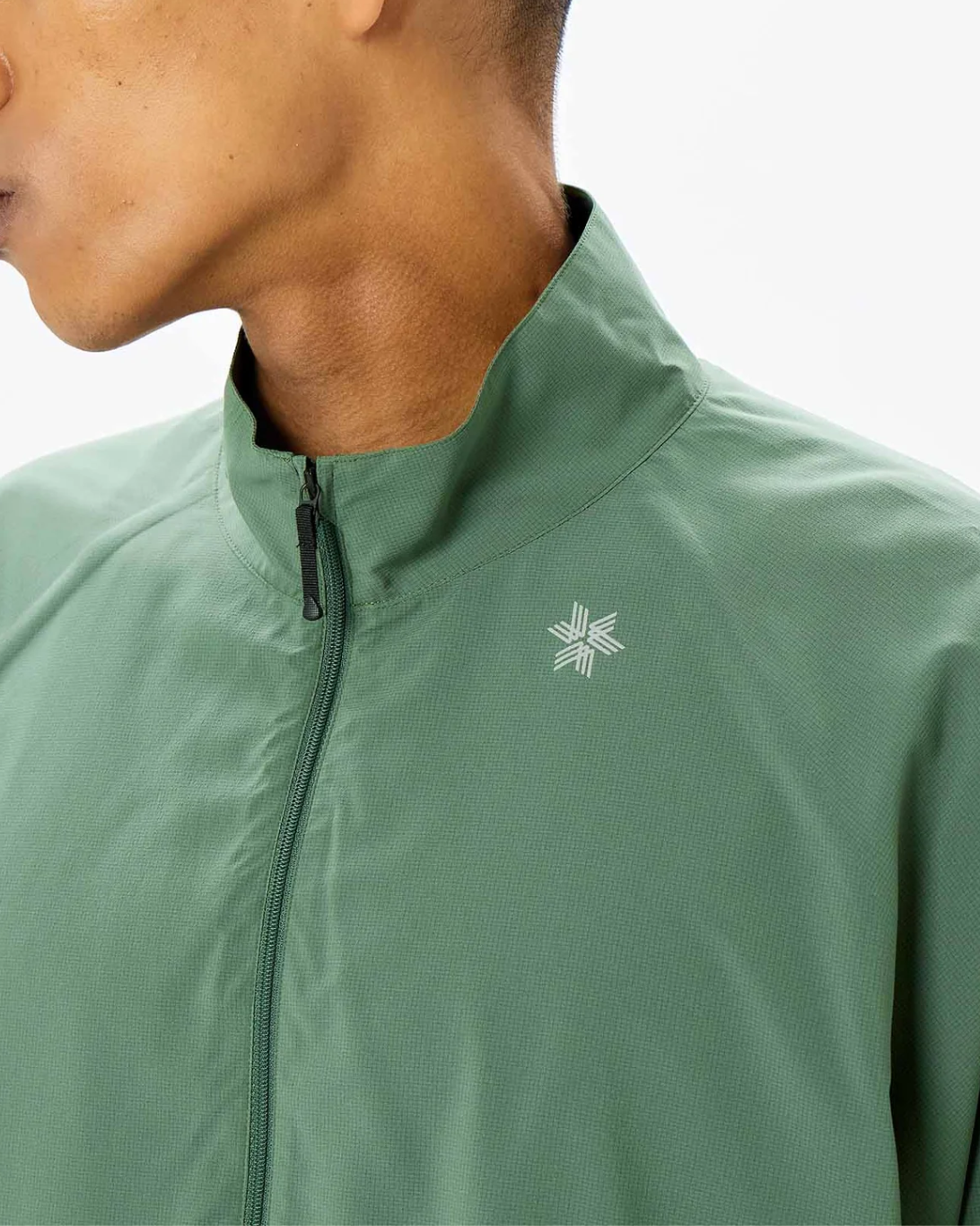 Floating Wind Shell Half Zip Pullover | Marinwood Green