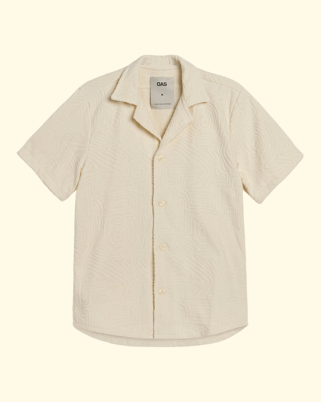 Golcanda Cuba Terry Shirt | Cream
