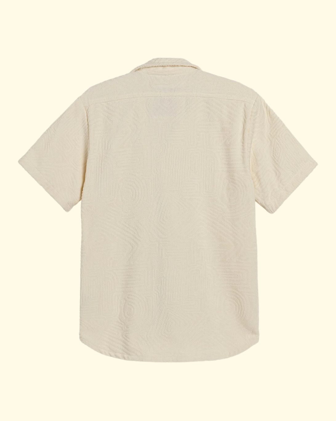 Golcanda Cuba Terry Shirt | Cream