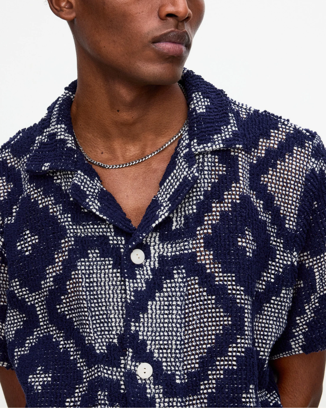 Trastevere Cuba Shirt | Navy/White