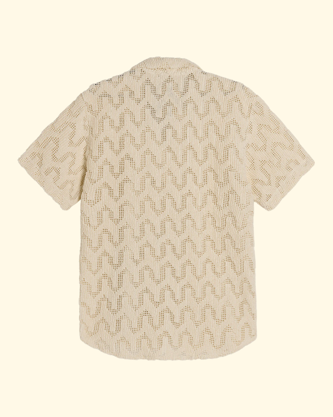 Atlas Cuba Crochet Shirt | Cream