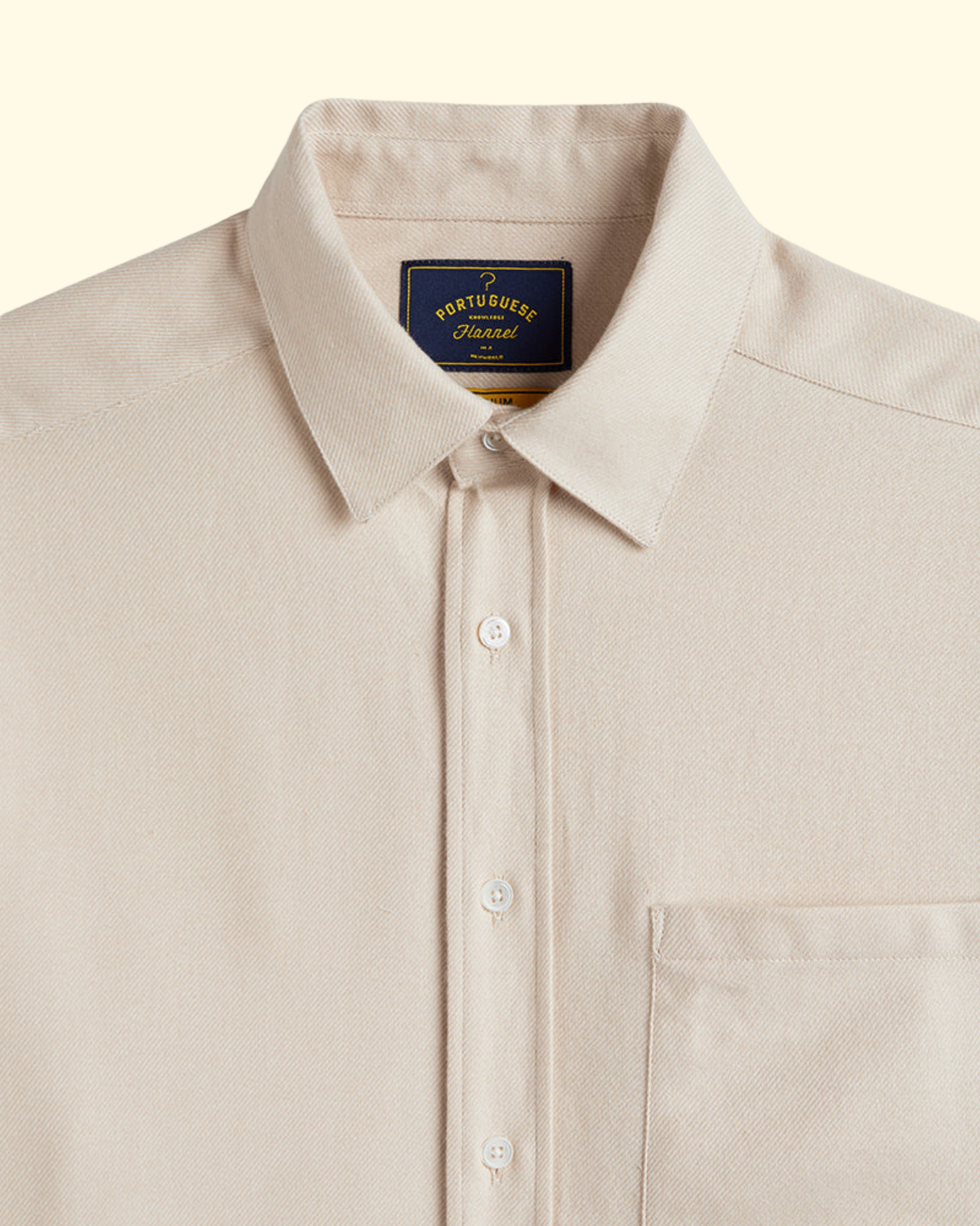 Teca Flannel Shirt | Ecru