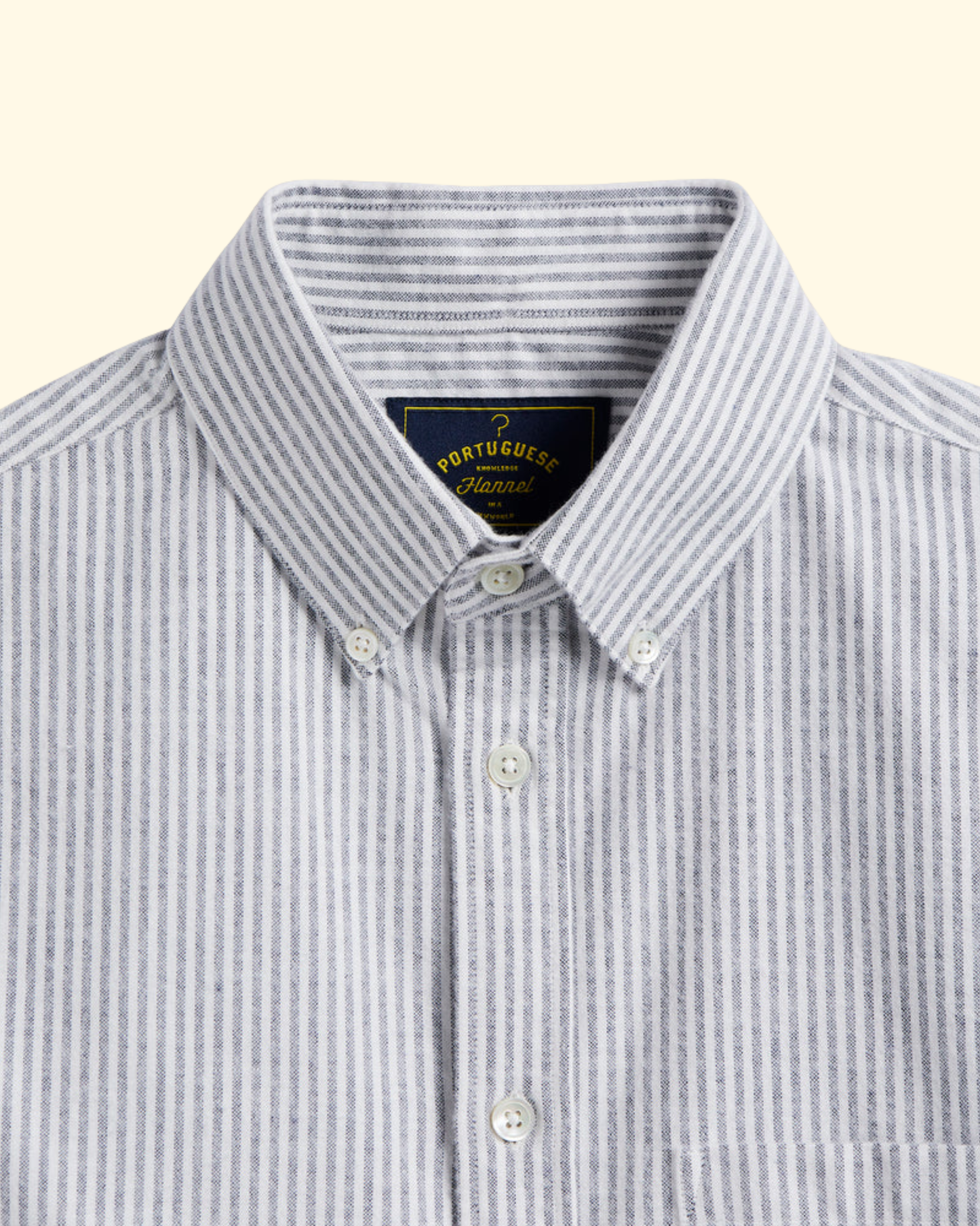 Brushed Oxford Stripe | Blue