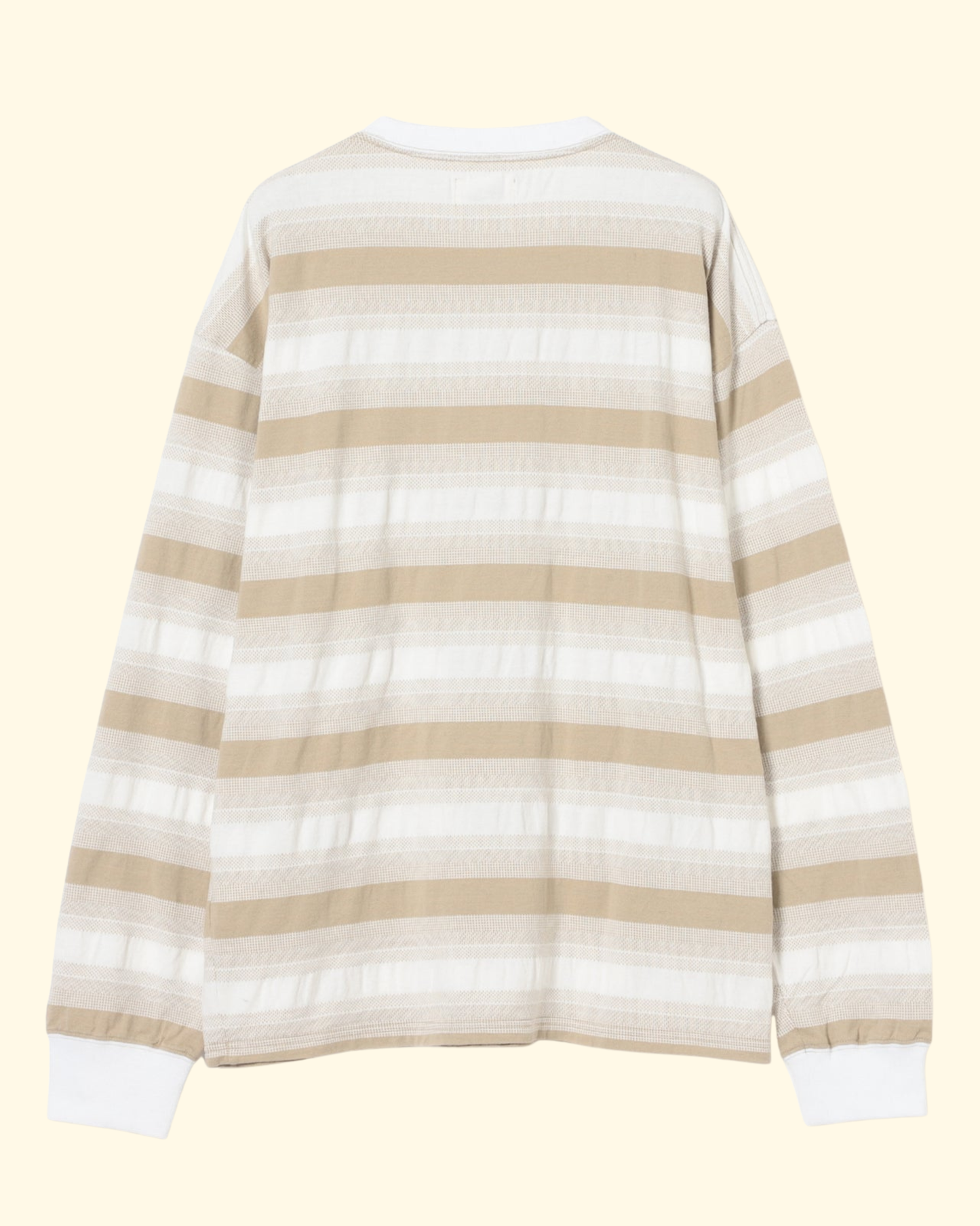 Skip Stripe L/S Tee | Off White