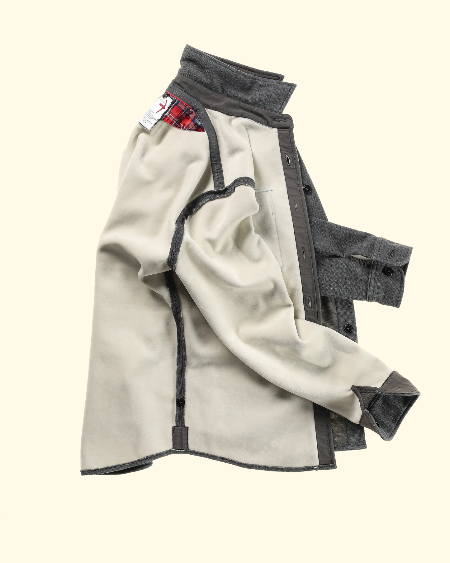 Pique Fleece Workshirt | Dark Grey