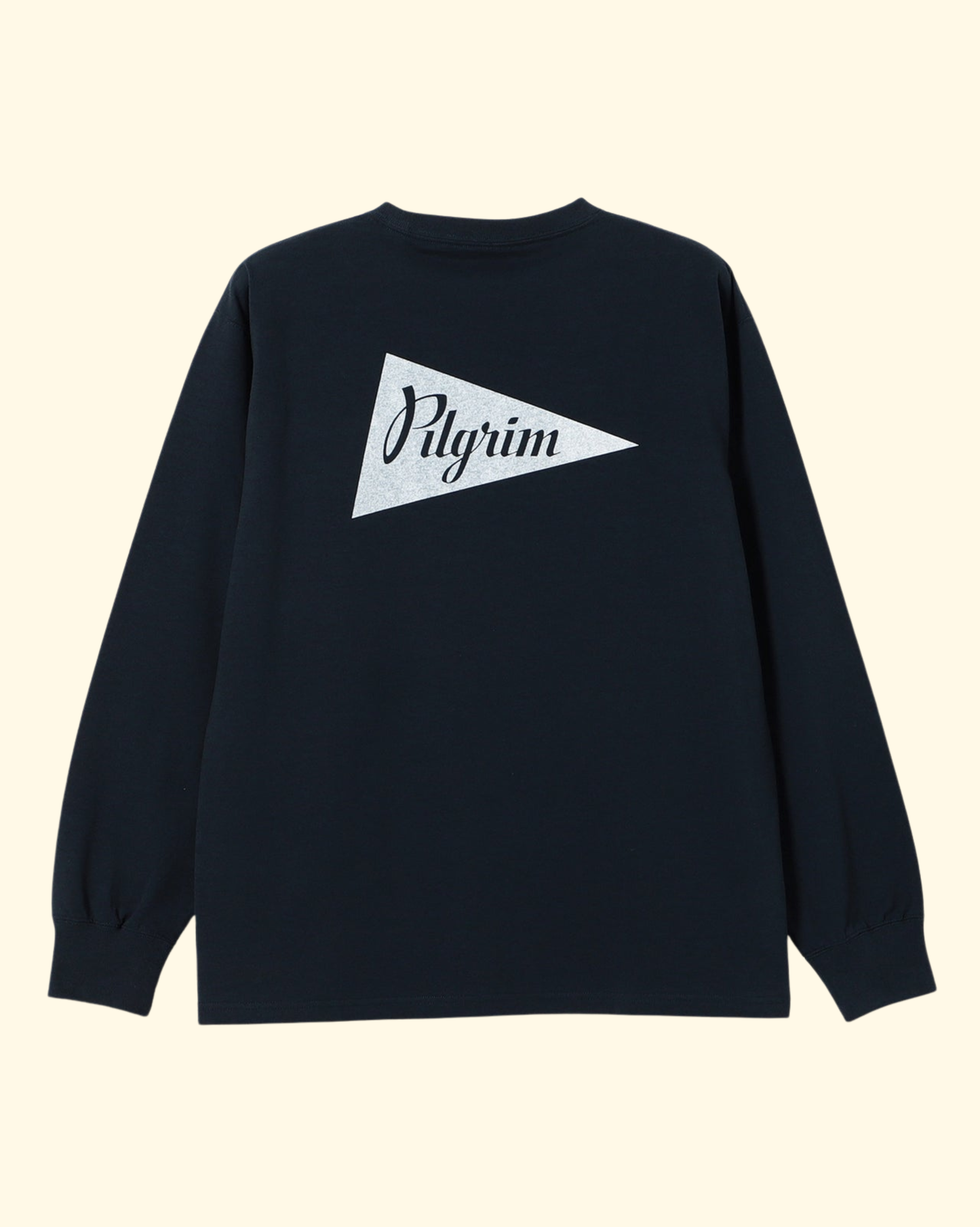 Longsleeve Pennant Team Tee | Navy