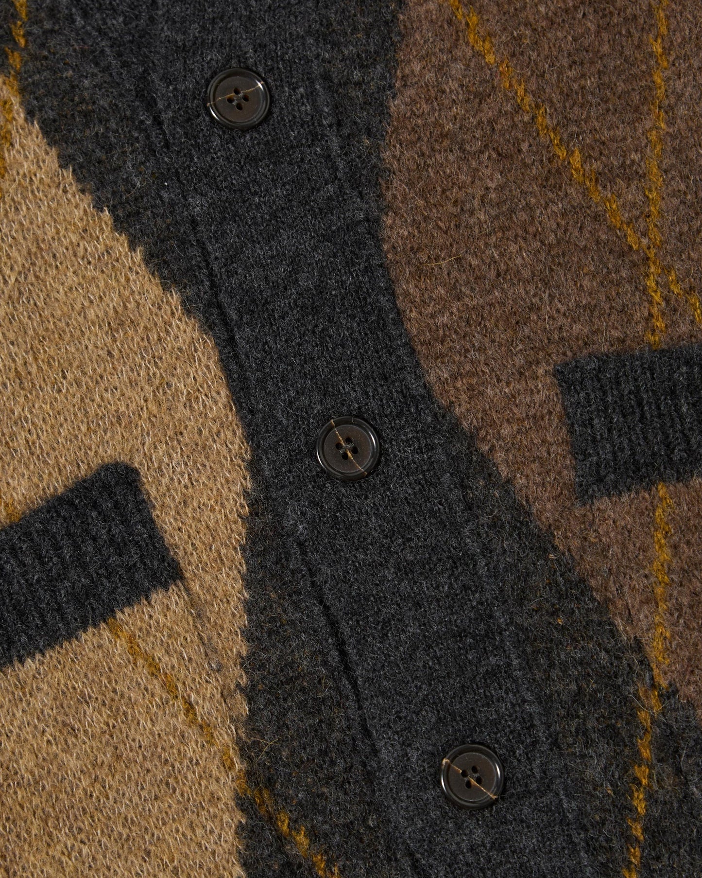 Langdale Argyll Cardigan | Brown