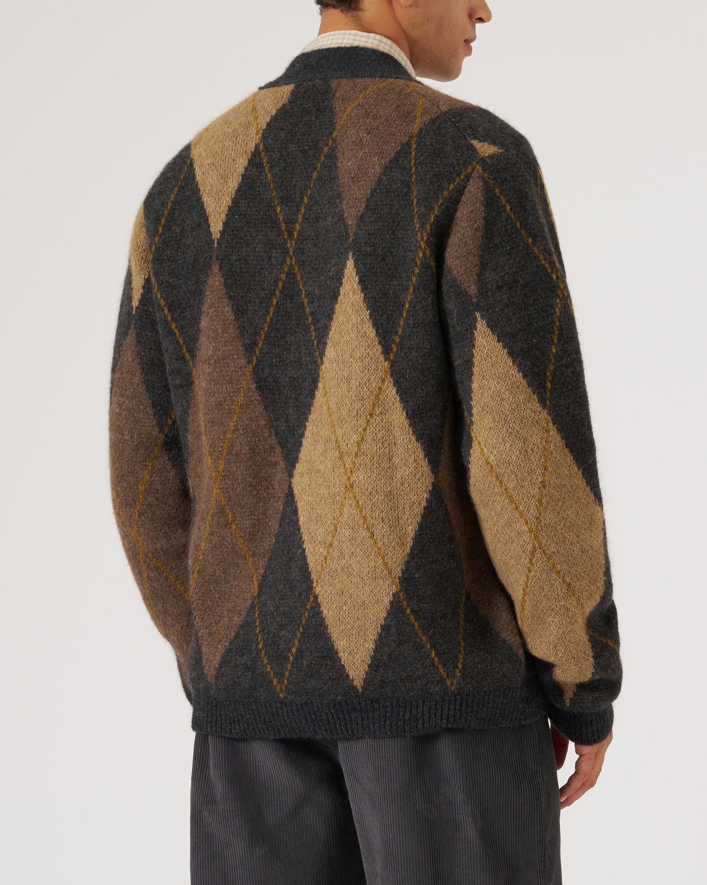 Langdale Argyll Cardigan | Brown