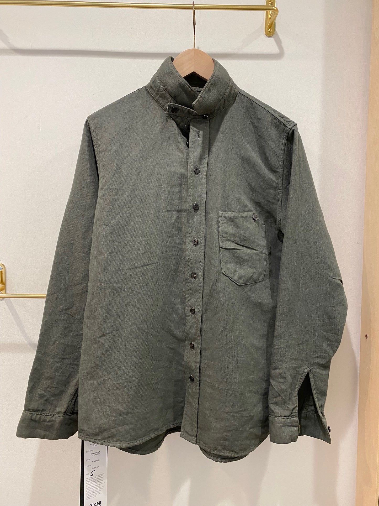 Safari Button Up Italian Oxford | Dust