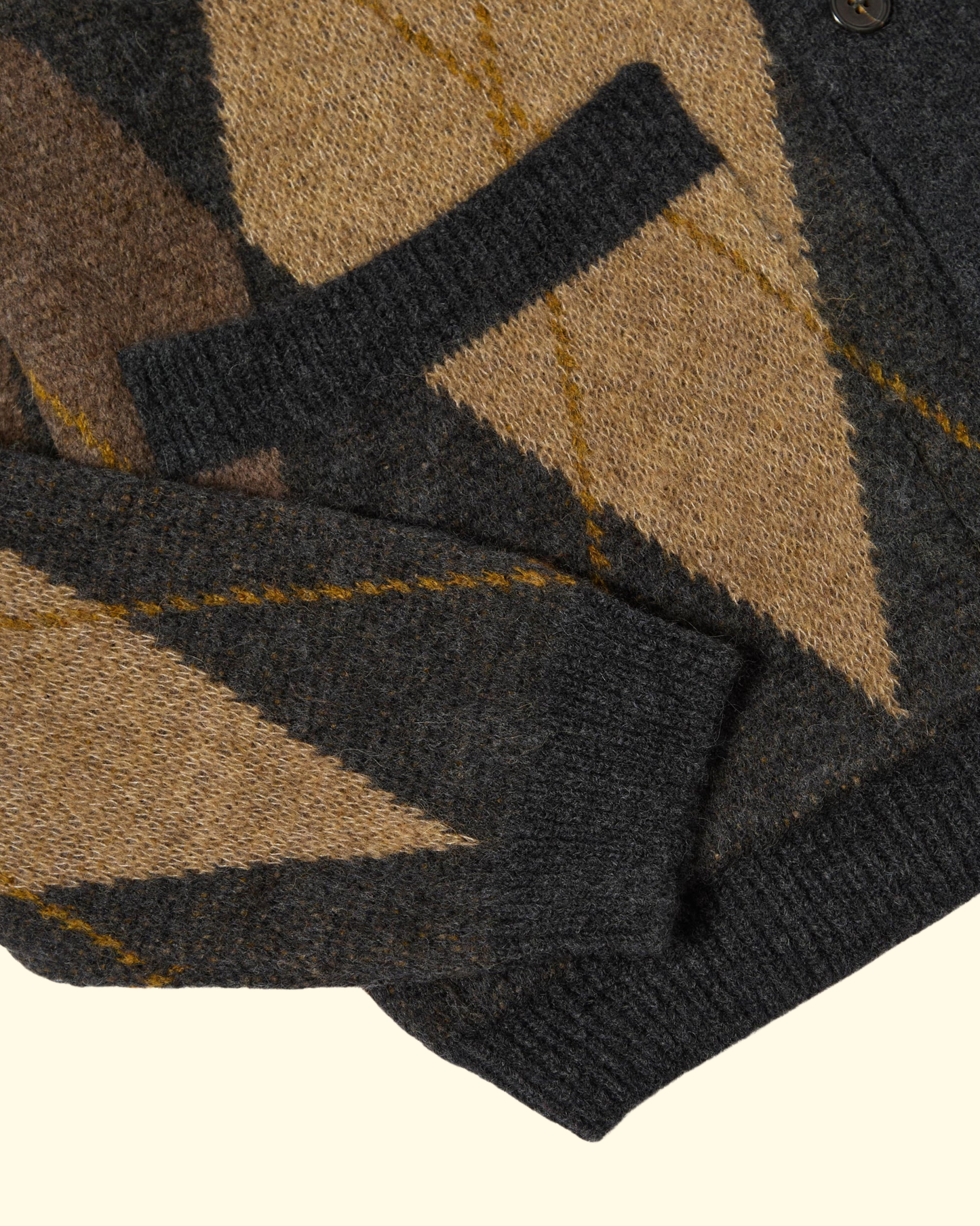 Langdale Argyll Cardigan | Brown