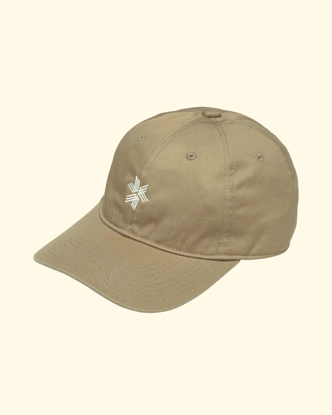 Goldwin Logo Cotton Cap | Oak Beige