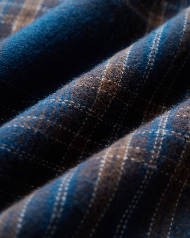 Bossa Flannel | Teal Rust