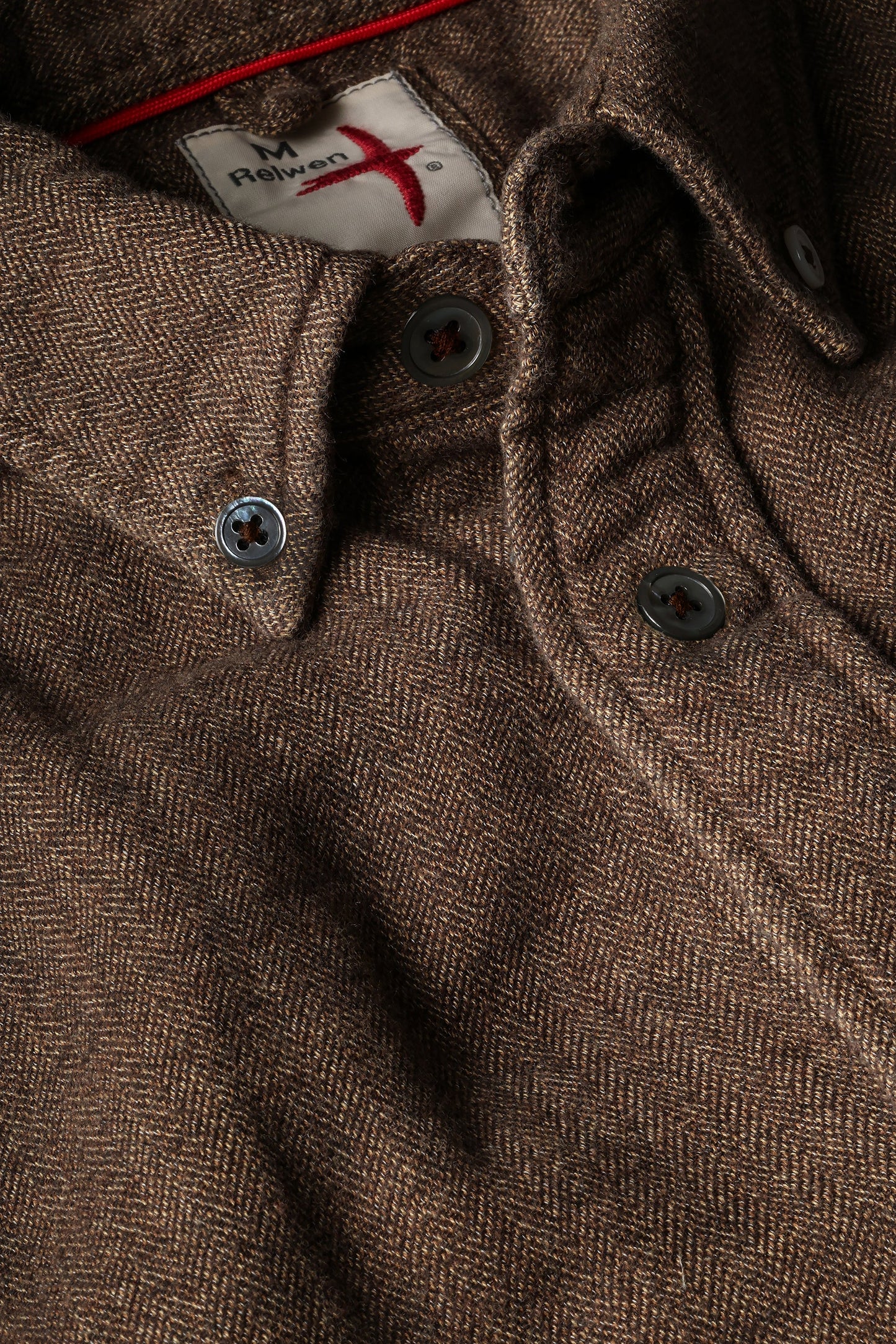 Chamois Lined Flannel | Rustic Brown
