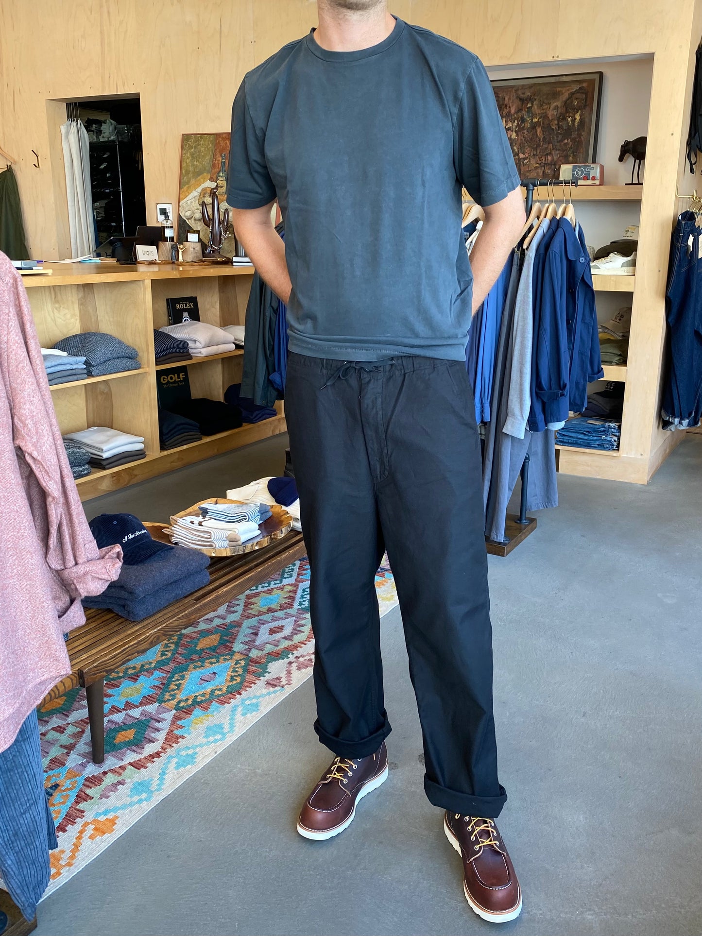 Drawstring Pant | Black