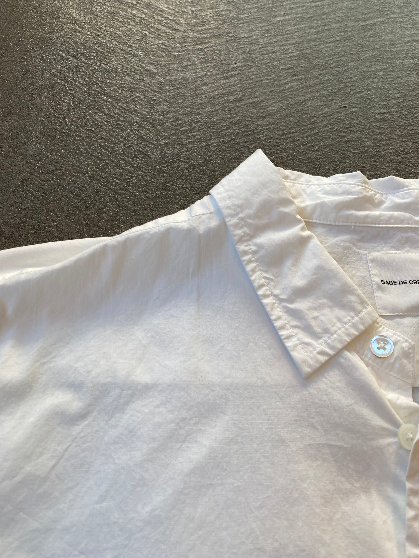 Regular Collar Shirt | White
