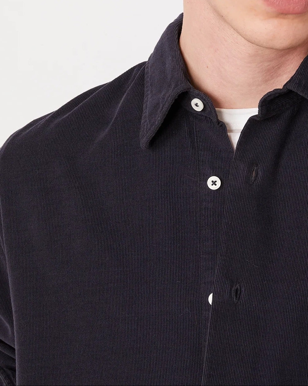 Gad Corduroy Shirt | Dark Navy