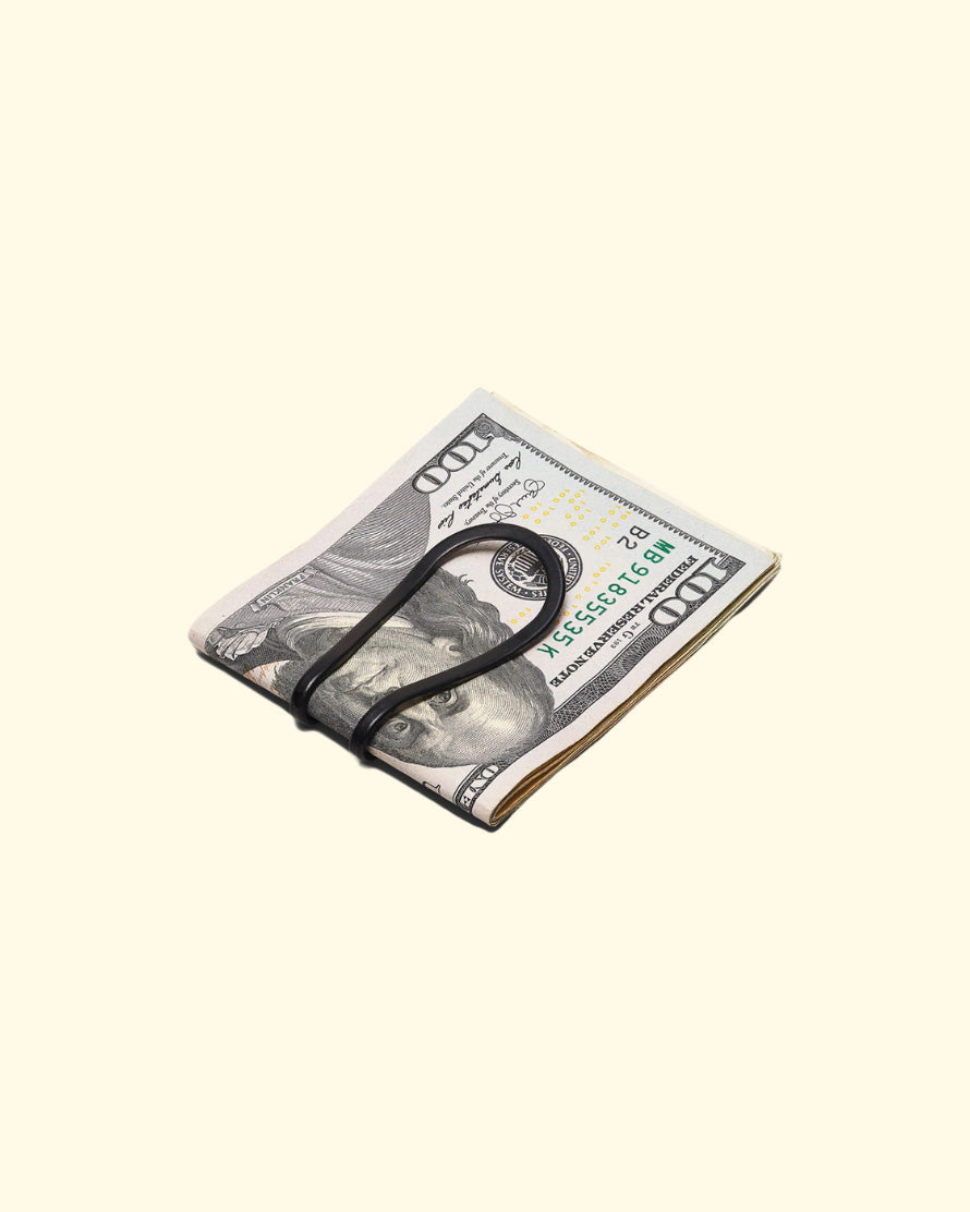 Station Money Clip | Vapor Black