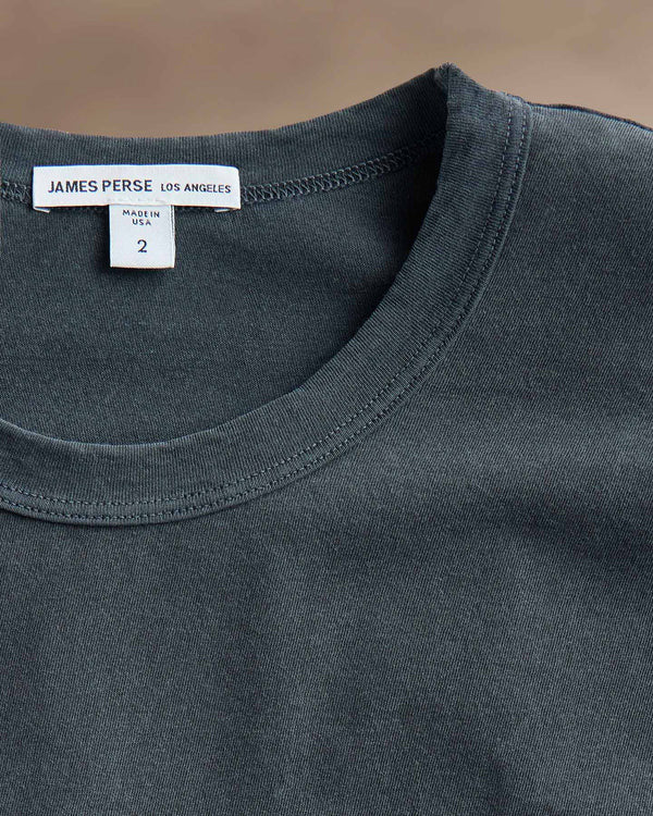 SS Crew Neck | Blue Noir Pigment