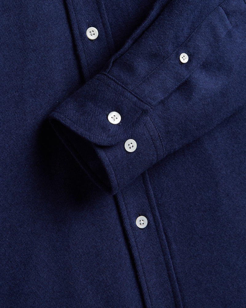 Teca Flannel Shirt | Navy