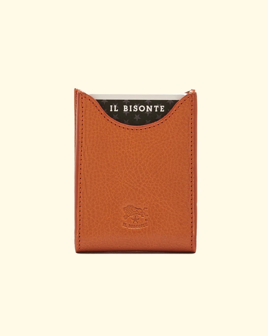 Cowhide Playing Cards Holder | Caramel