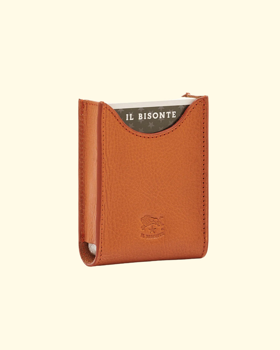 Cowhide Playing Cards Holder | Caramel
