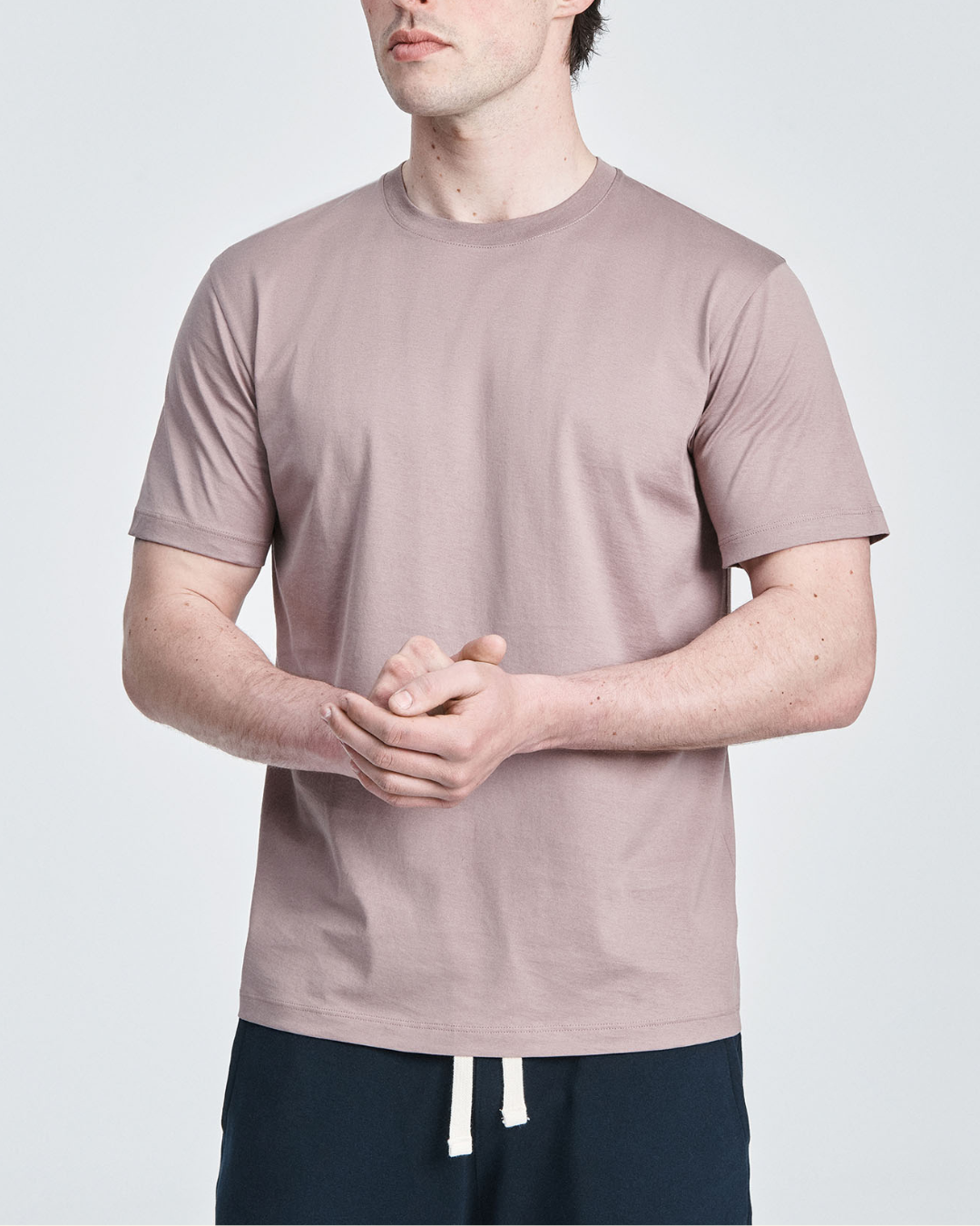 Crew Neck T Shirt | Elderberry