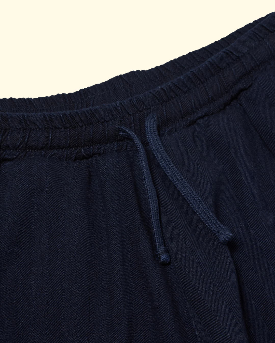 Braga Herringbone Pant | Indigo