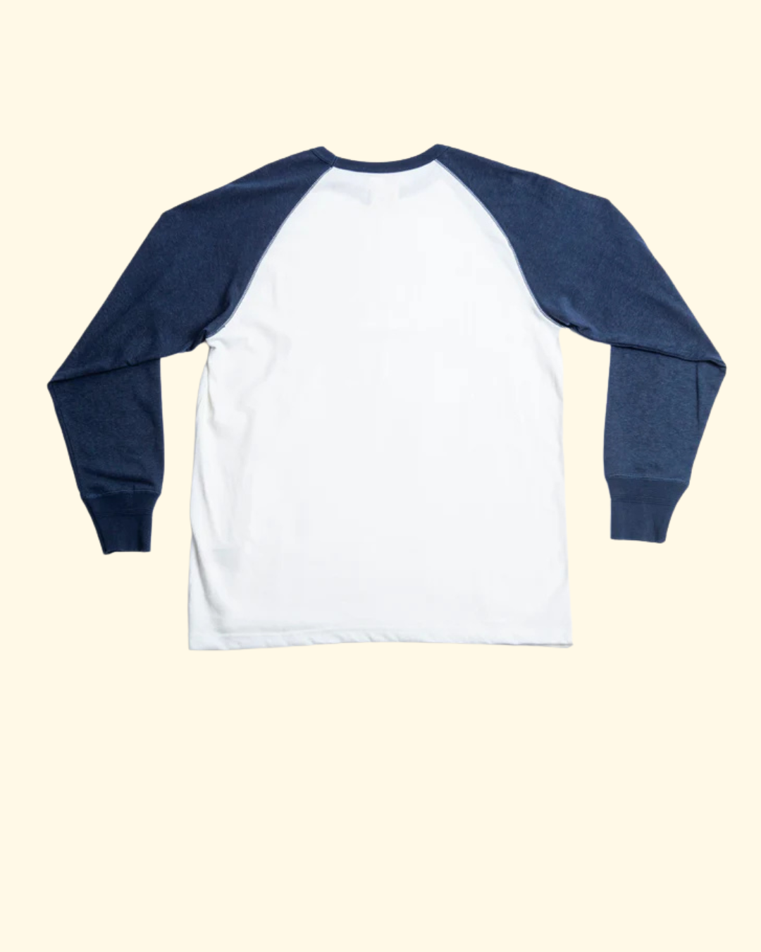 LS Raglan Tee | White and Ink