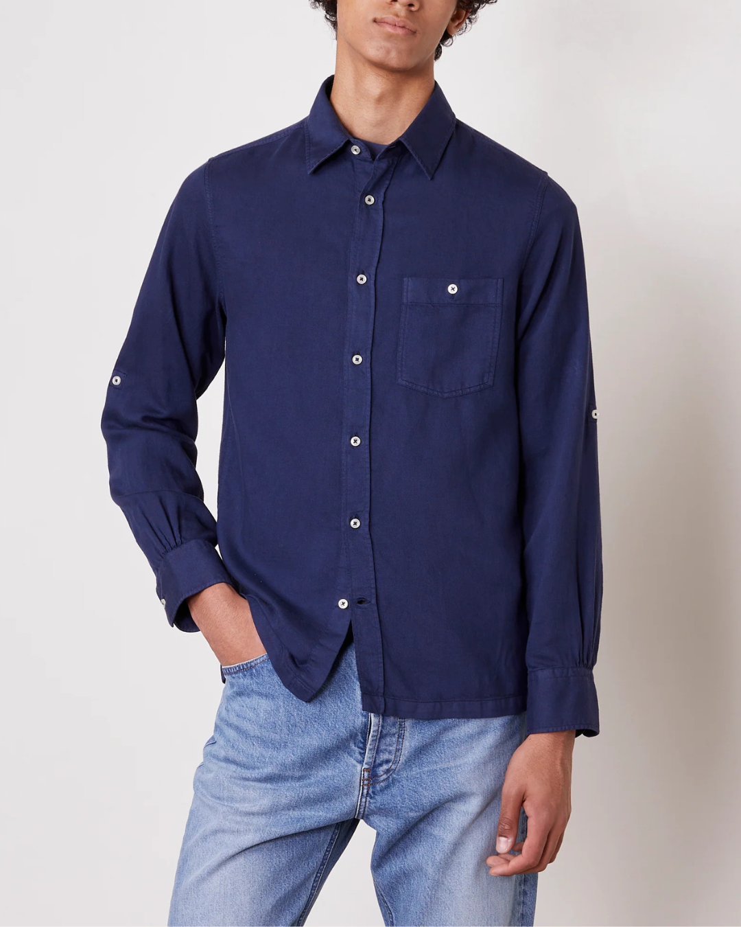 Younes Shirt | Indigo