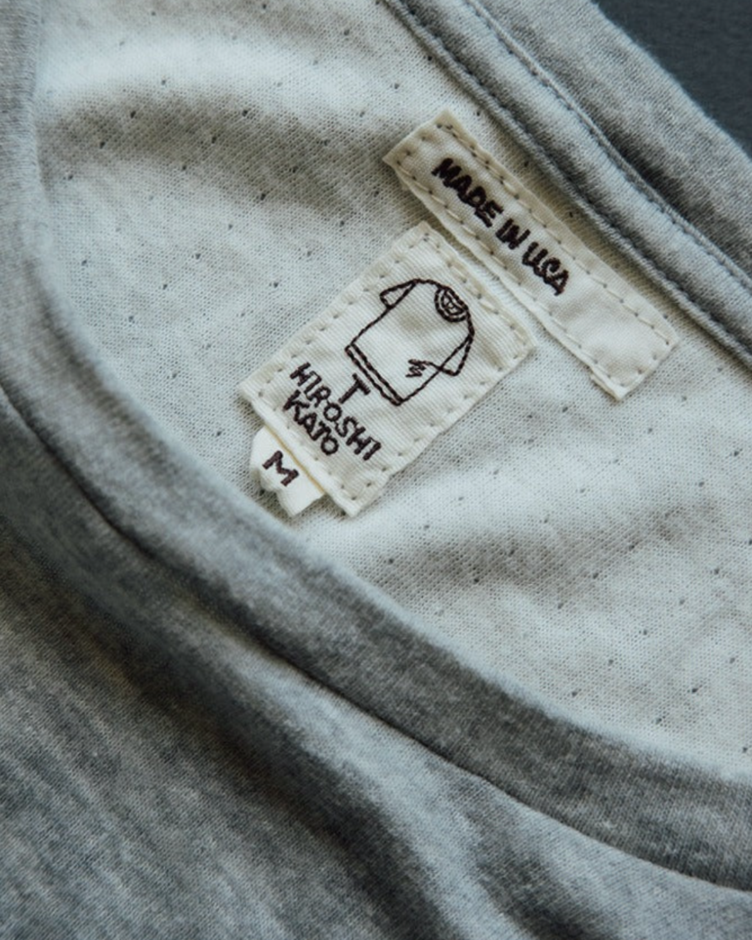 Knitted Drill Crewneck | Heather Gray