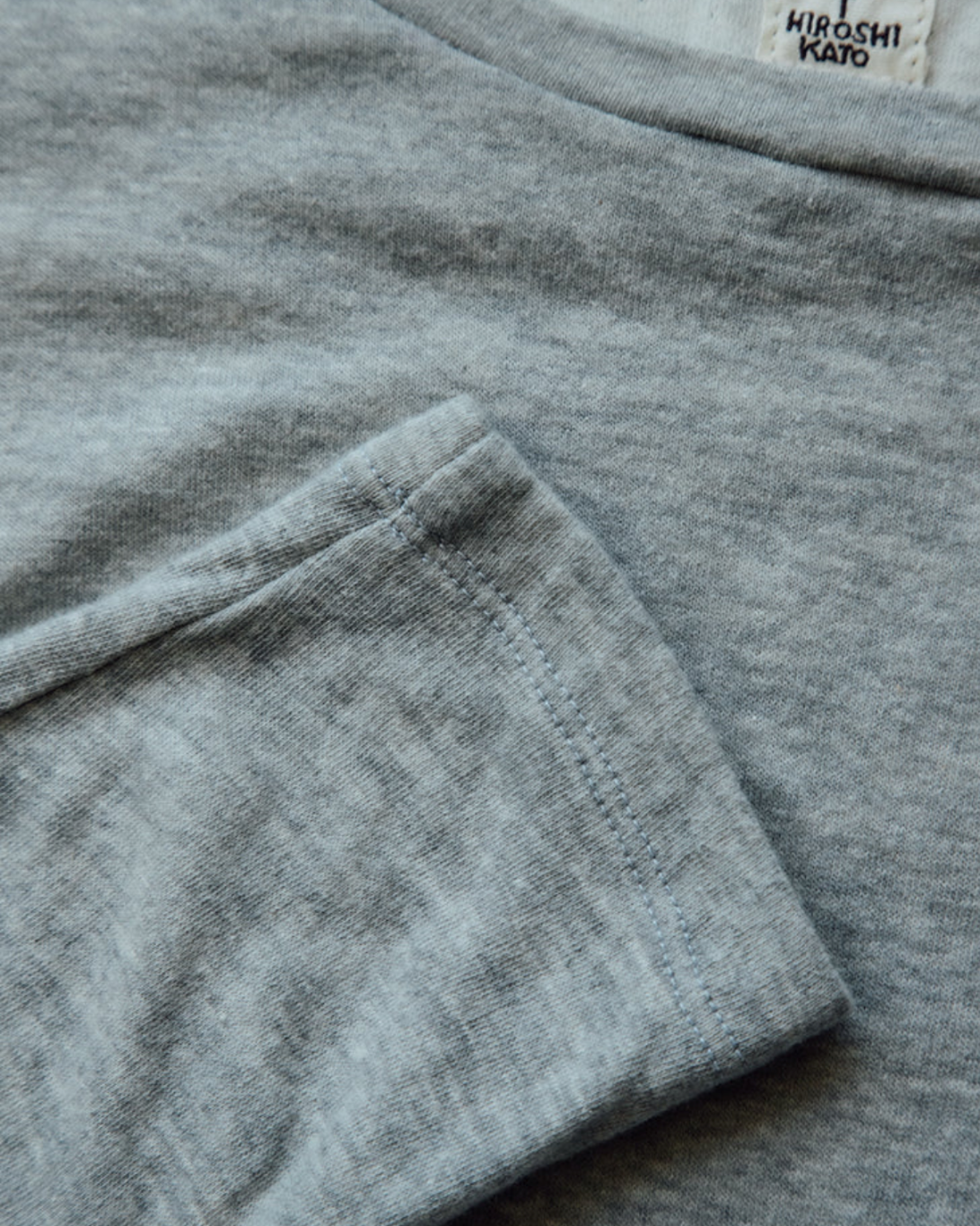 Knitted Drill Crewneck | Heather Gray