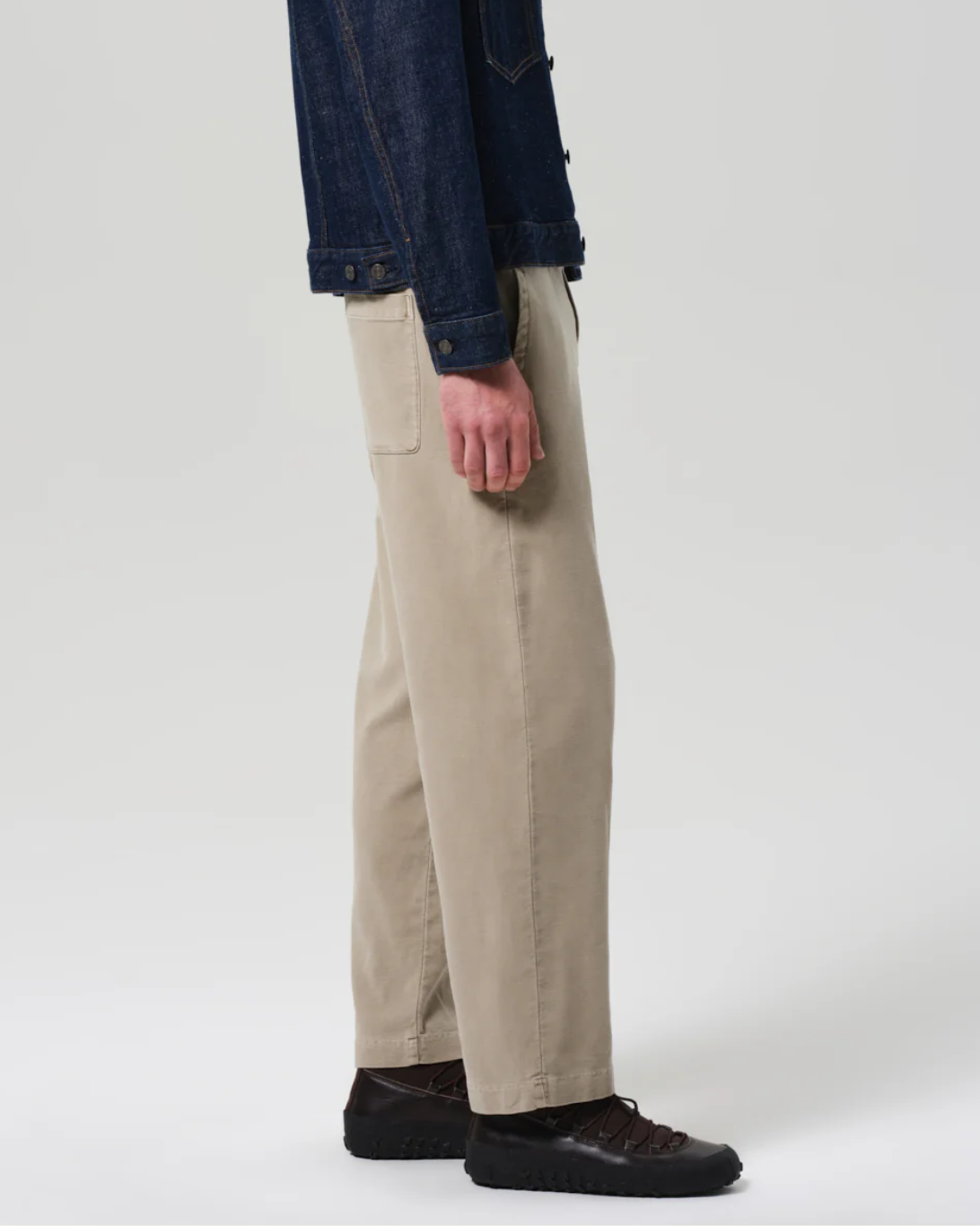 Pull on Pant in French Terry | Vintage Stone
