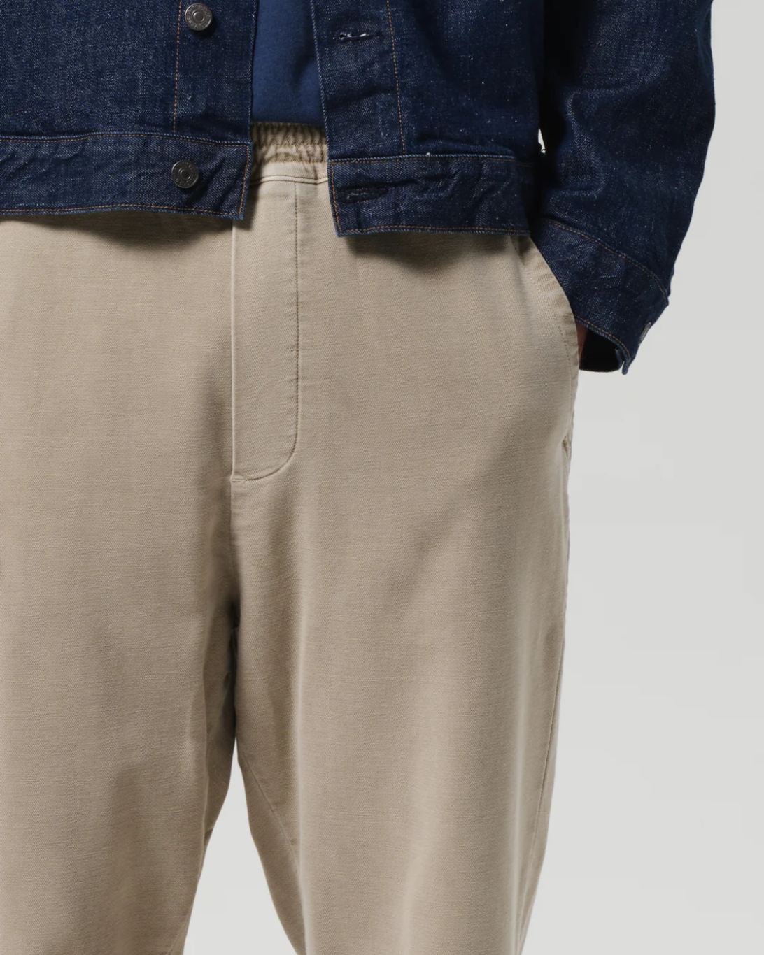 Pull on Pant in French Terry | Vintage Stone