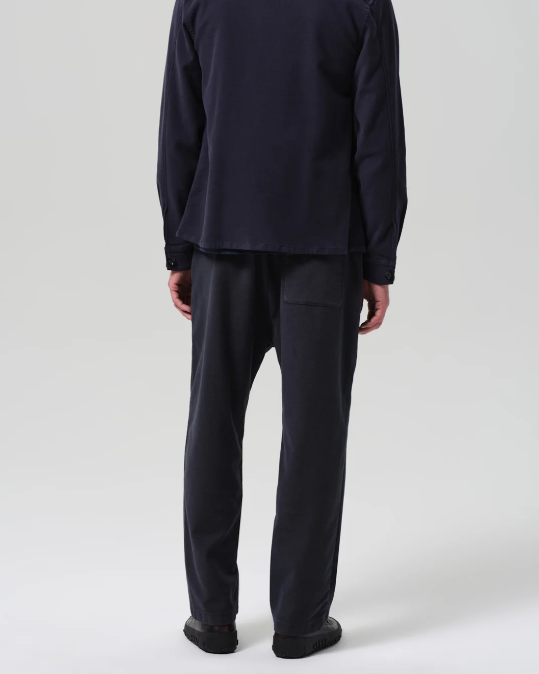 Pull on Pant in French Terry | Dark Charcoal