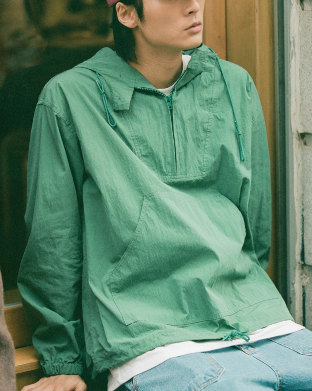 Anorak Hoodie | Green