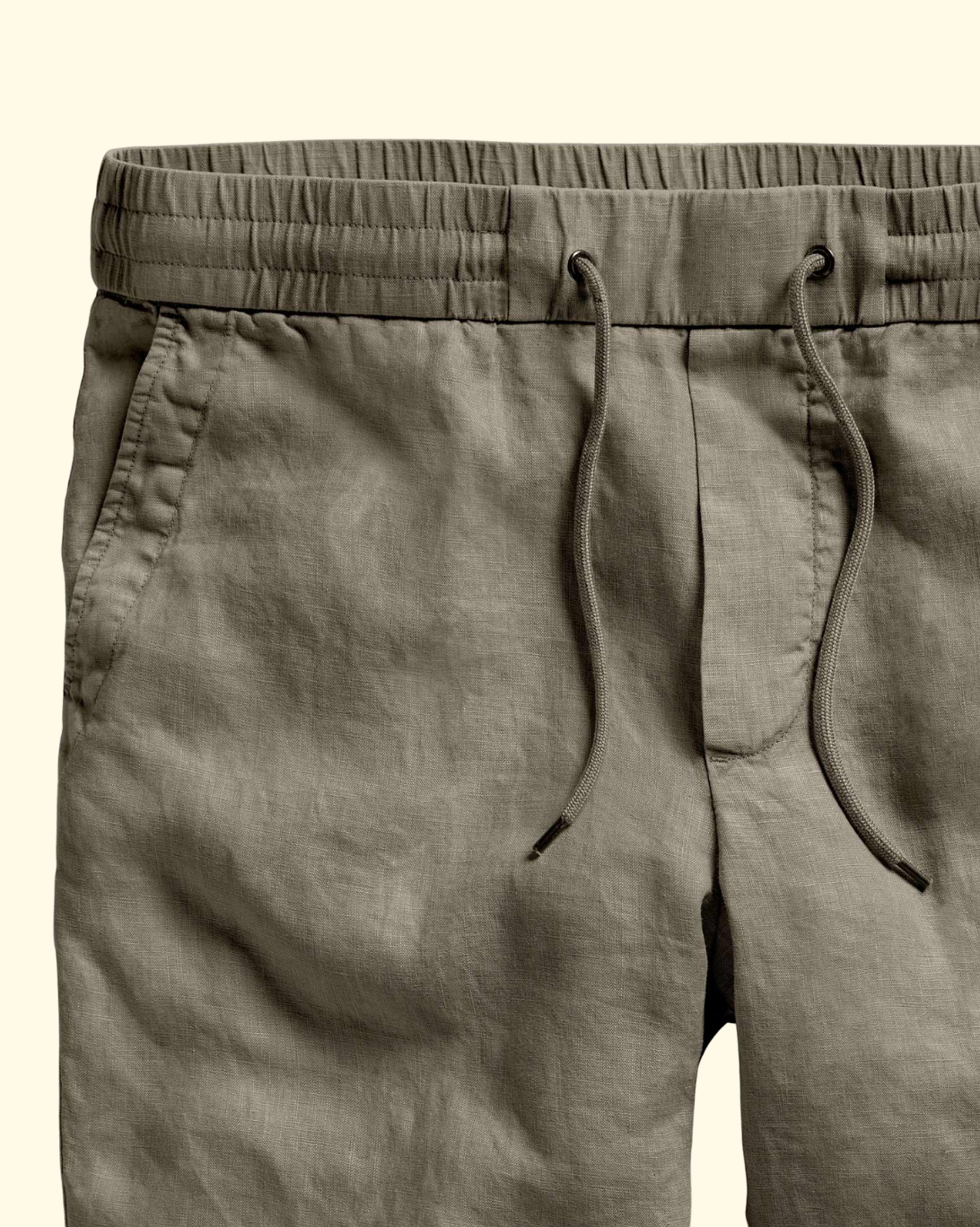 Relaxed Linen Pant | Birch Pigment