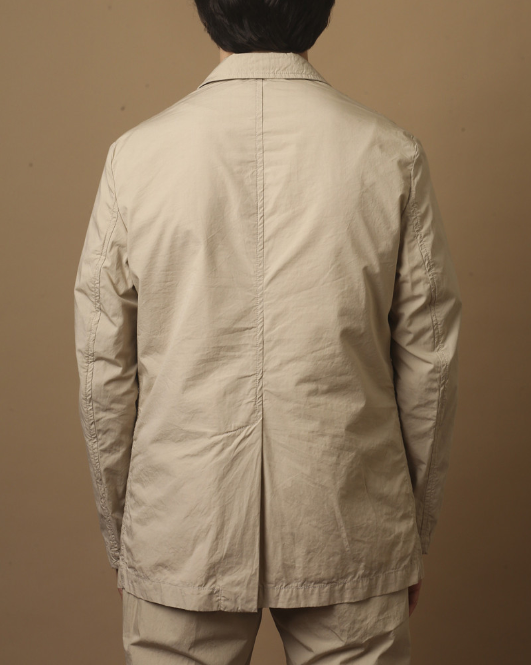 Brest Poplin Blazer | Sand