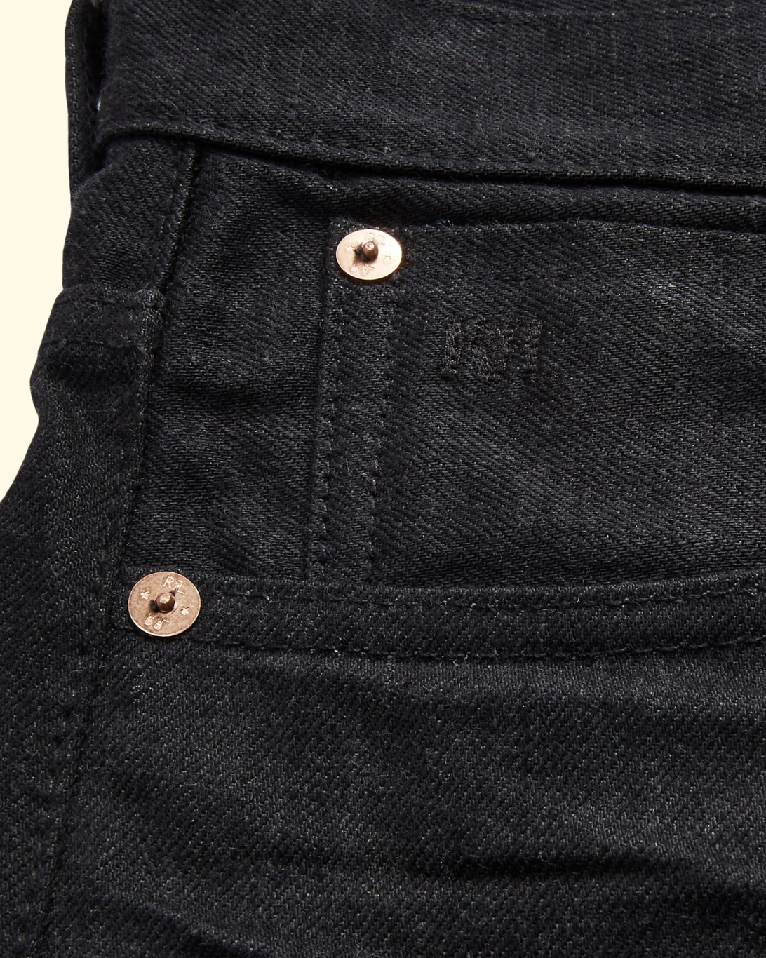 Straight Fit 5 Pocket Vintage Selvedge | Black