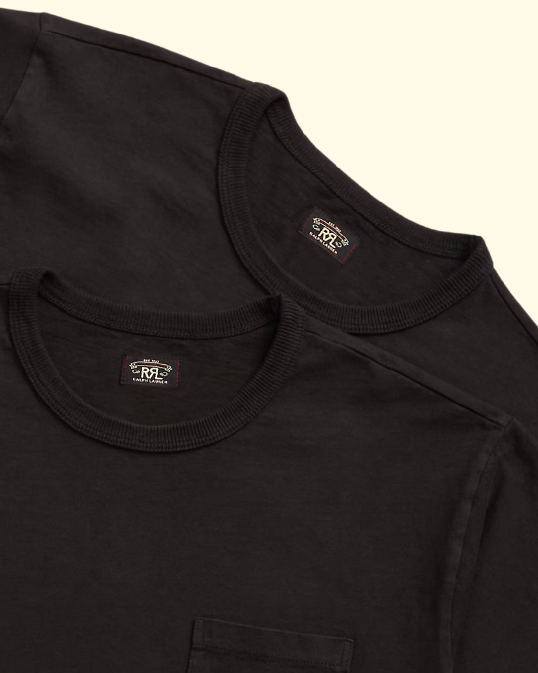 Short Sleeve Pocket T-Shirt 2-Pack | Black