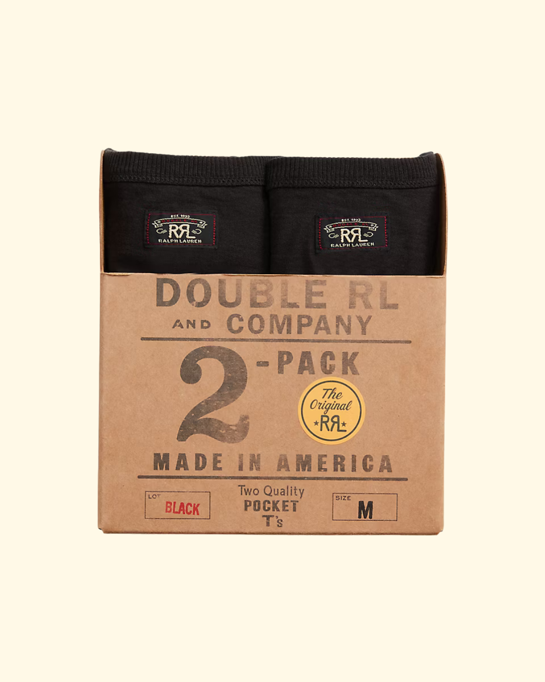Short Sleeve Pocket T-Shirt 2-Pack | Black