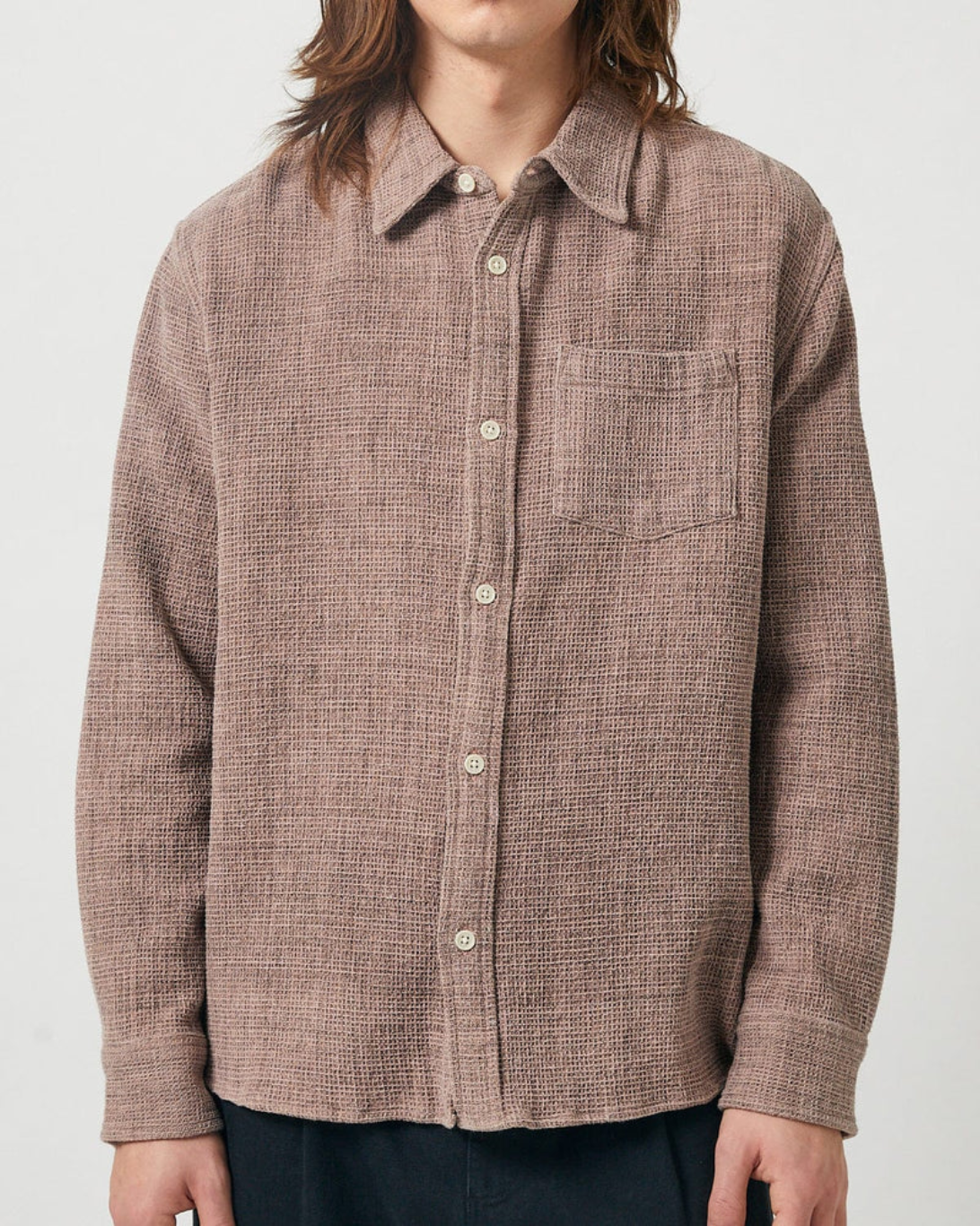Pigment Dyed Waffle | Purple