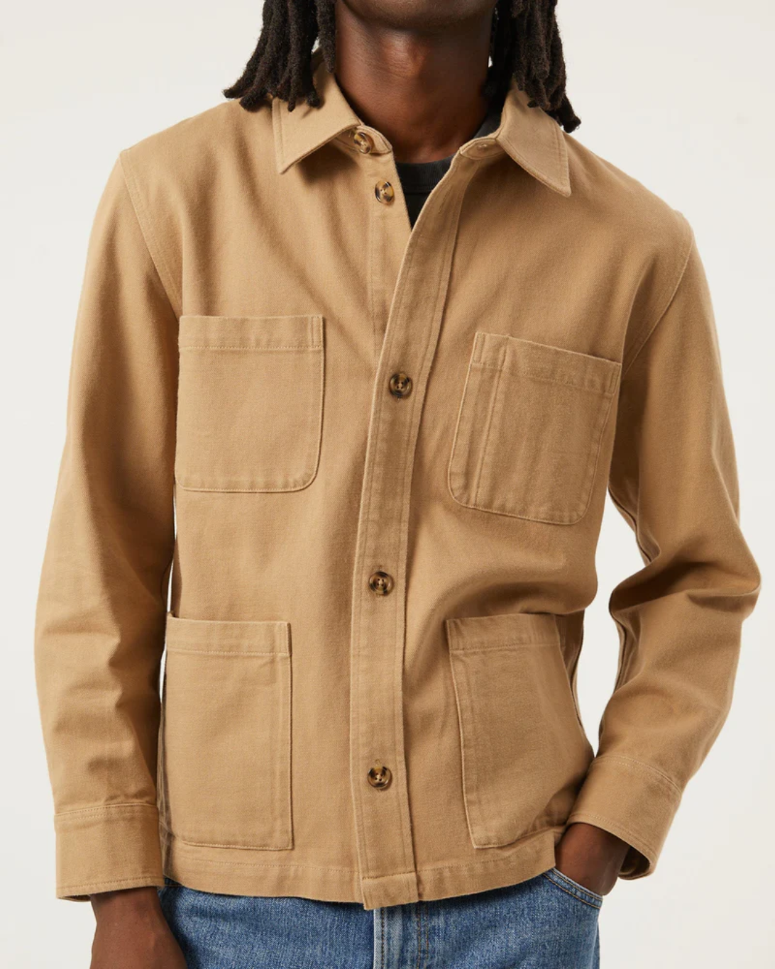 Misha Overshirt | Tan