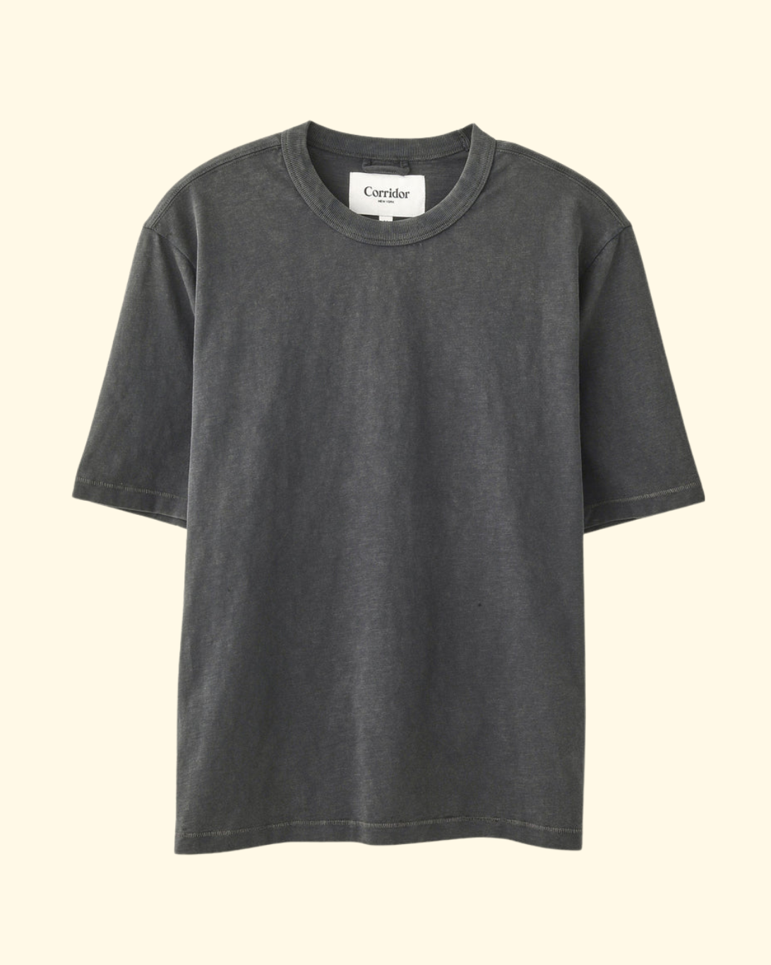 Slub Cotton Tee | Black