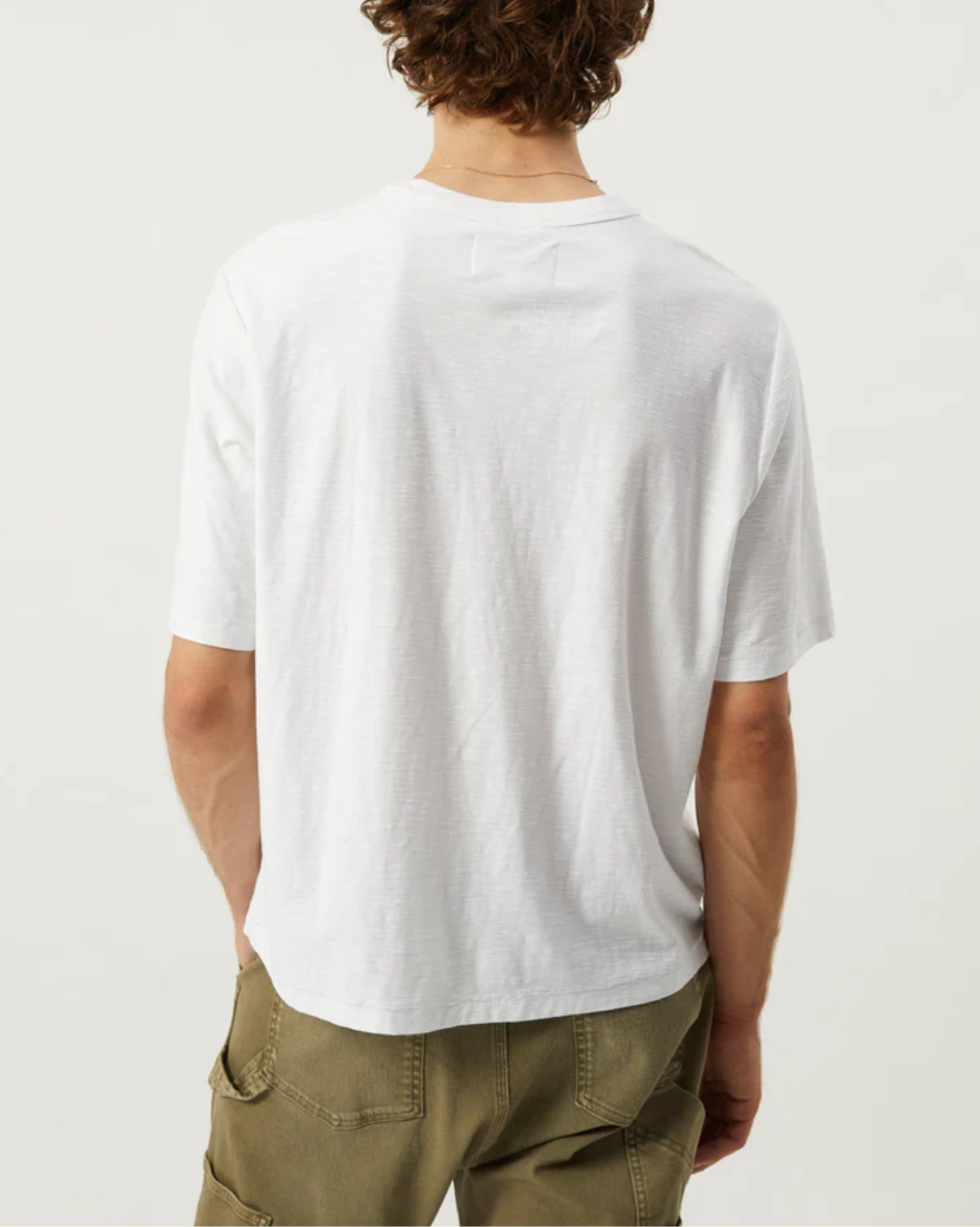 Slub Cotton Tee | White