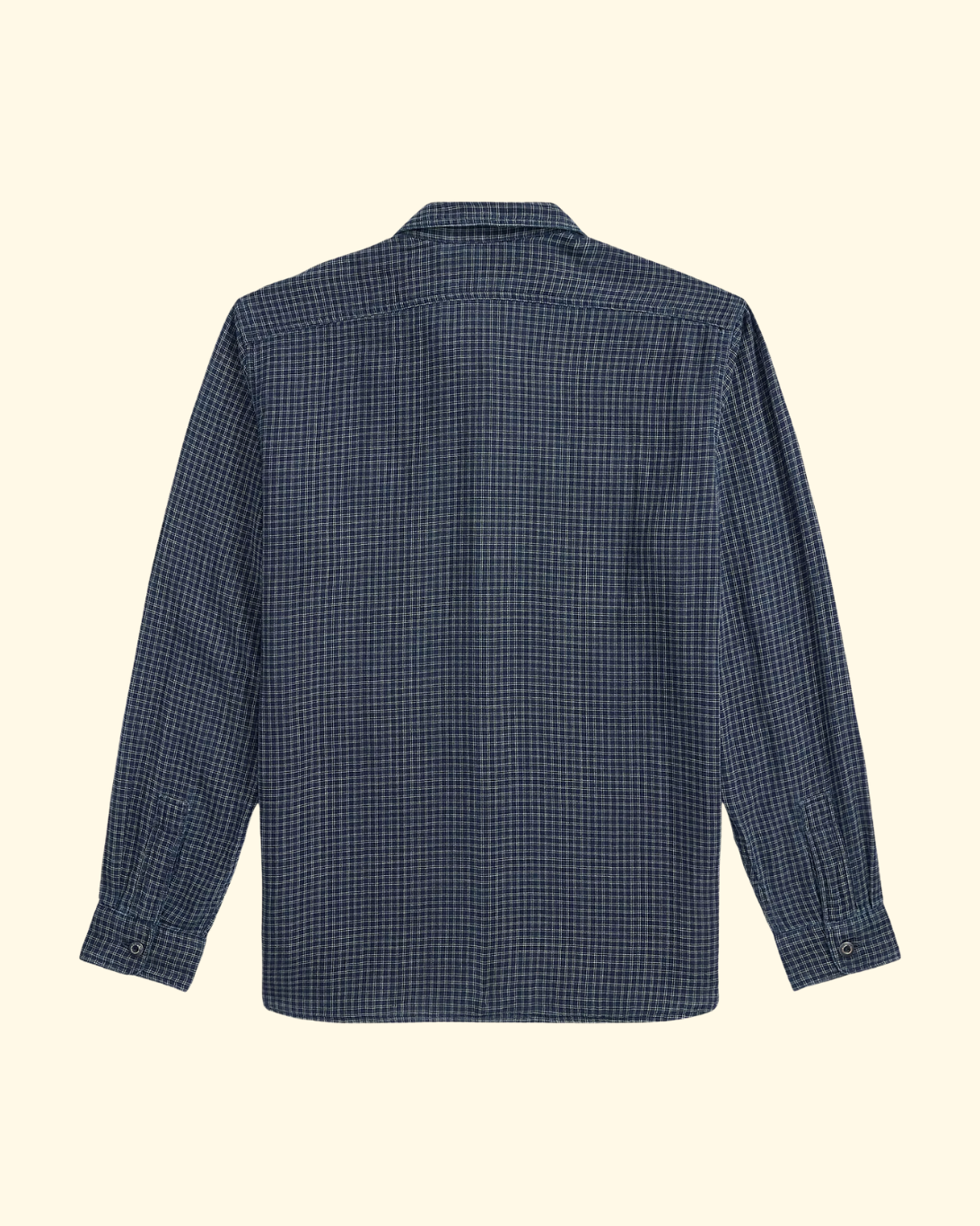 Plainweave Harvest Sport Shirt | Indigo Check